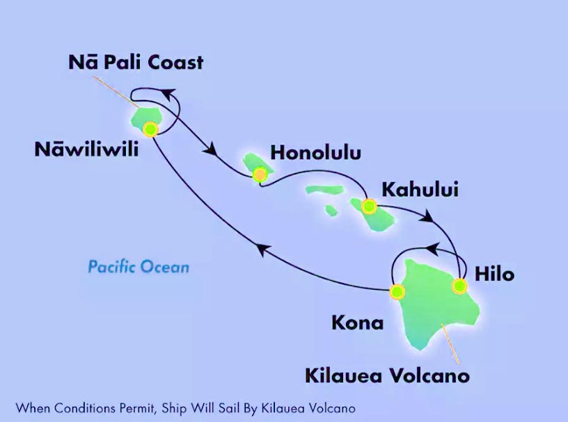 cruise to hawaii april 2024