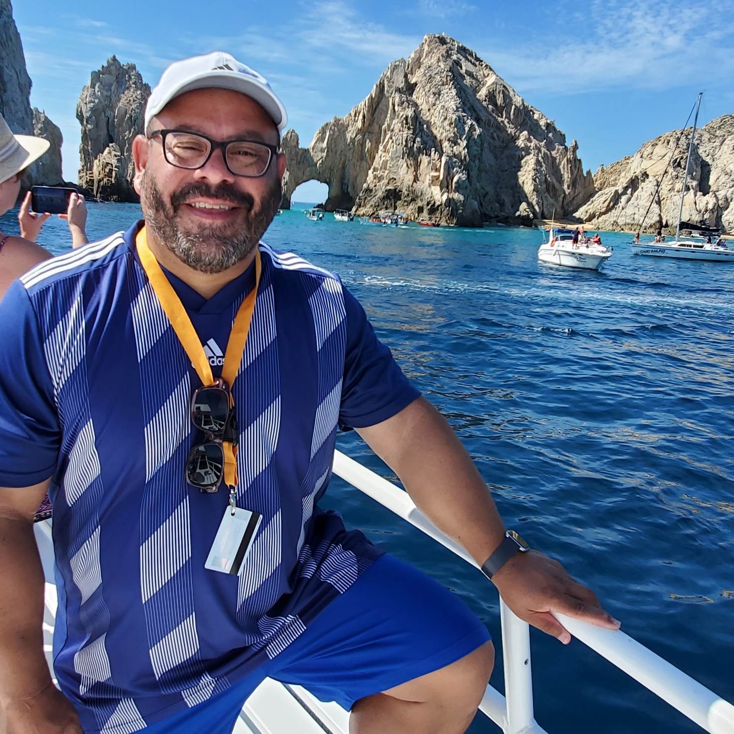 Happy BearCruiser on Cabo Catamaran.